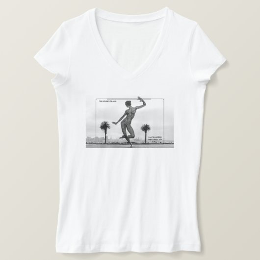 トレジャーアイランドカリフォルニア休暇 Tシャツ (デザイン正面)