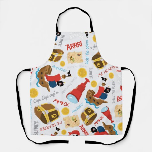 トレジャーアイランドパイレーツパーティーエプロン エプロン (正面)