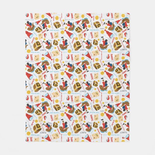 トレジャーアイランドパイレーツフリースブランケット フリースブランケット (正面)