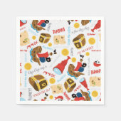 トレジャーアイランドパーティー海賊ナプキンス スタンダードカクテルナプキン (正面)