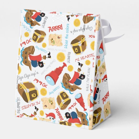 トレジャーアイランドパーティー海賊援護送箱 フェイバーボックス (裏面サイド)