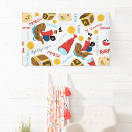 トレジャーアイランドパーティー海賊旗 横断幕