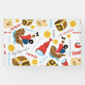 トレジャーアイランドパーティー海賊旗 横断幕 (横)