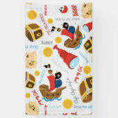 トレジャーアイランドパーティー海賊旗 横断幕 (縦)