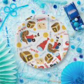 トレジャーアイランドパーティー海賊版紙プレート ペーパープレート (パーティー)