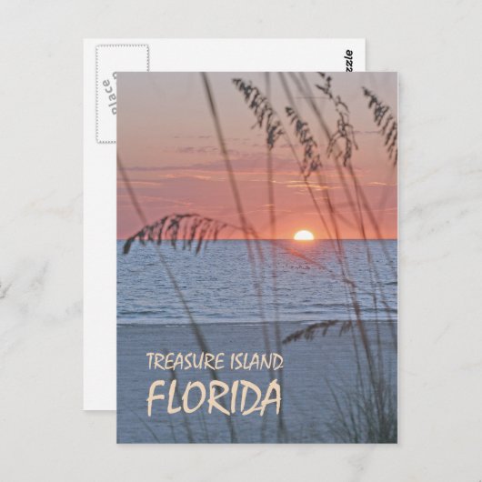 トレジャーアイランドフロリダポストカード ポストカード (正面/裏面)
