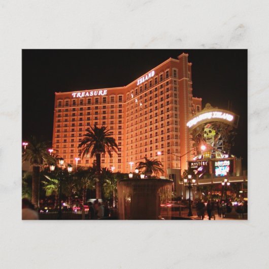 トレジャーアイランドラスベガス2002はがき ポストカード (正面)