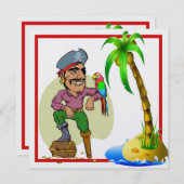 トレジャーアイランド3招待状 (正面/裏面)