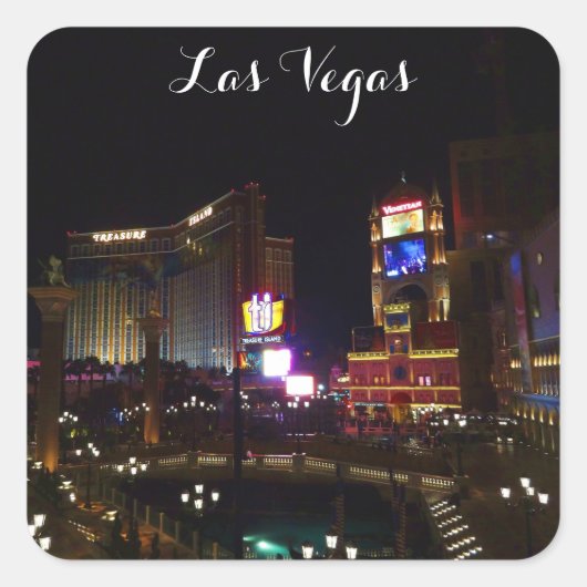 トレジャーアイランド&ザ・ヴェネツィア#3ステッカー スクエアシール (正面)