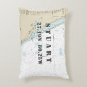 トレジャーコーストスチュアートフロリダ🌴ヴィンテージ アクセントクッション (正面(垂直))