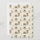 トレジャーハンターズパイレーツ誕生日 招待状 (裏面)