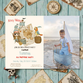 トレジャーハンターズパイレートフォト誕生日 招待状