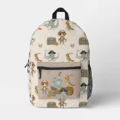 トレジャーハンターパイレーツ誕生日 プリントバックパック (正面)