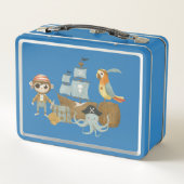 トレジャーハンターパイレーツ誕生日 メタルランチボックス (裏面)