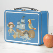 トレジャーハンターパイレーツ誕生日 メタルランチボックス (インサイチュ)