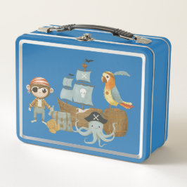 トレジャーハンターパイレーツ誕生日 メタルランチボックス