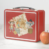 トレジャーハンターパイレーツ誕生日 メタルランチボックス (インサイチュ)