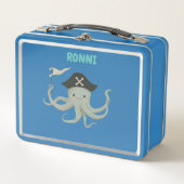 トレジャーハンターパイレーツ誕生日 メタルランチボックス (正面)