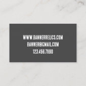 トレジャーハンターメタルの遺跡のロックを検出 名刺 (裏面)