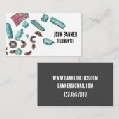 トレジャーハンターメタルの遺跡のロックを検出 名刺 (正面/裏面)