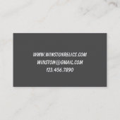 トレジャーハンターメタル検出軍隊遺物 名刺 (裏面)