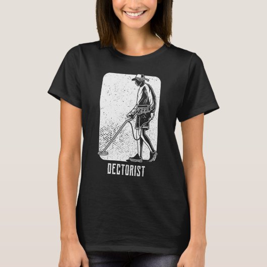 トレジャーハンティング用金属探知機センサー Dectorist I Tシャツ (正面)