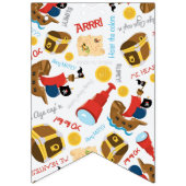 トレジャーパーティー海賊テーマバンティングフラッグ バンティングフラッグ (第1の旗)