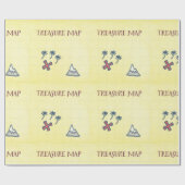 トレジャーマップパイレーツパーティー ラッピングペーパー (フラット)