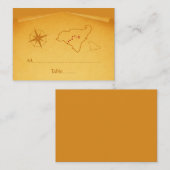 トレジャーマップ座席表 プレイスカード (正面/裏面)