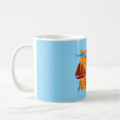 トレジャー狩りコラージュ コーヒーマグカップ (左)