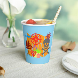 トレジャー狩りコラージュ 紙コップ