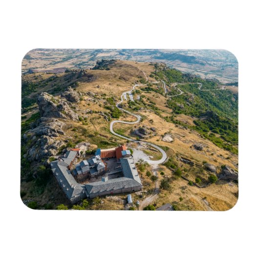 トレスカヴェック修道院 – マケドニア マグネット (横)