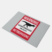 トレスパス(T-レックス)なし ドアマット (アングル)