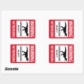 トレスパス(T-レックス)なし 長方形シール (シート)