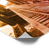 トレスルブリッジ感動的プリント ポスター (角)