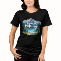トレッキングが好きな人向けのトリブレンドTシャツ