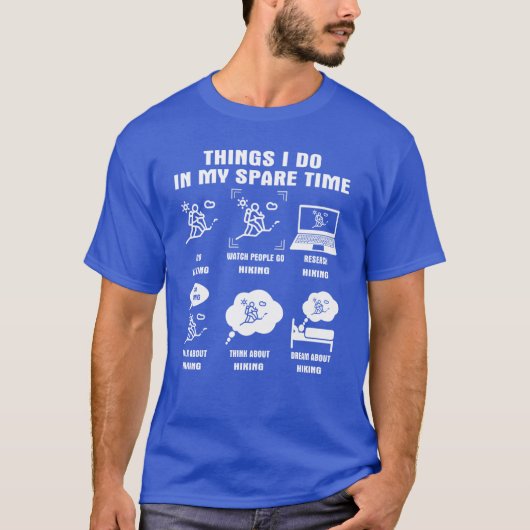 トレッキング好きな少年 Tシャツ (正面)