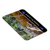 トレッキング&ワイヤブリッジ – ワイルダネス/ニュージーランド マグネット (右側)