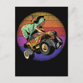 トレックスモンスタートラックボーイズ恐竜モンスタートラック ポストカード (正面)