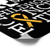 トレックス小児癌絶滅認識度恐竜B ポスター (角)