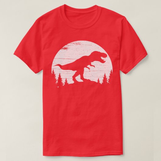 トレックス恐竜の贈り物 Tシャツ (デザイン正面)