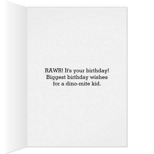 トレックス恐竜誕生日 (内側 (右))