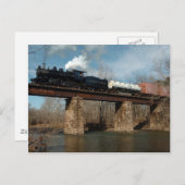 トレッスルで蒸気貨物 ポストカード (正面/裏面)