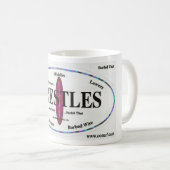 トレッスルの波の点 コーヒーマグカップ (正面右)