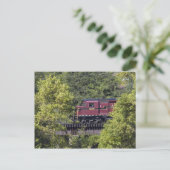 トレッスル上のディーゼル2198 ポストカード (スタンド正面)