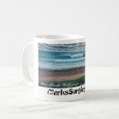 トレッスル、カリフォルニアを下げて下さい コーヒーマグカップ (正面左)