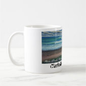 トレッスル、カリフォルニアを下げて下さい コーヒーマグカップ (左)