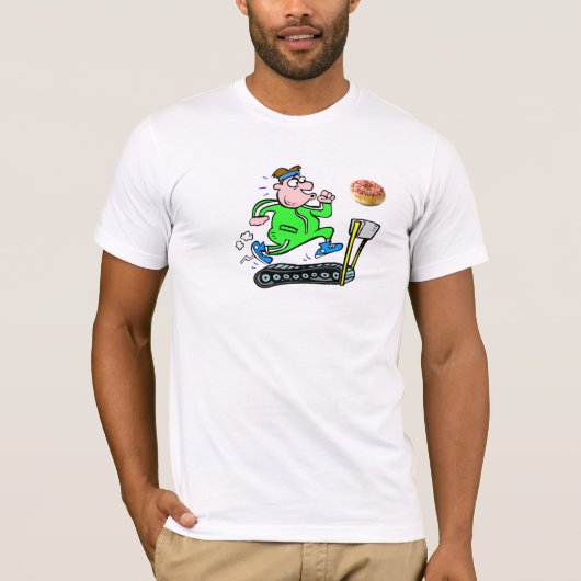 トレッドミルは2つを表現します Tシャツ (正面)