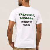 トレッドミルは2つを表現します Tシャツ (裏面)