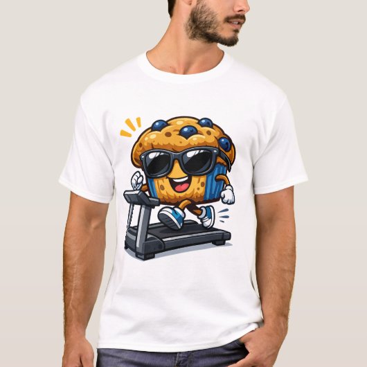 トレッドミルマフィン Tシャツ (正面)
